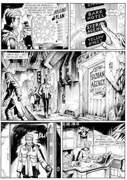 Tavola da "Nathan Never" n. 177 - 2006