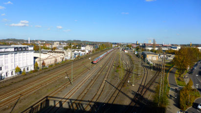 Bereich für die Bahn-Wäsche