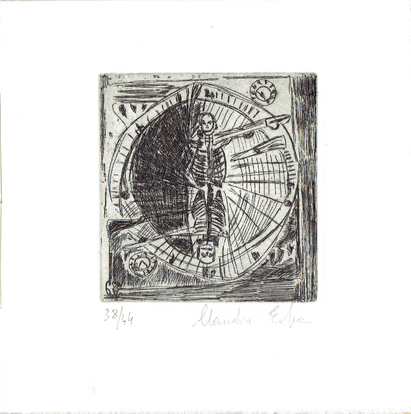 acquaforte originale dell'autrice