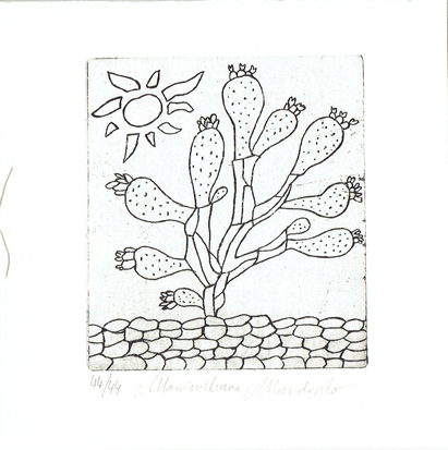 acquaforte originale dell'autore