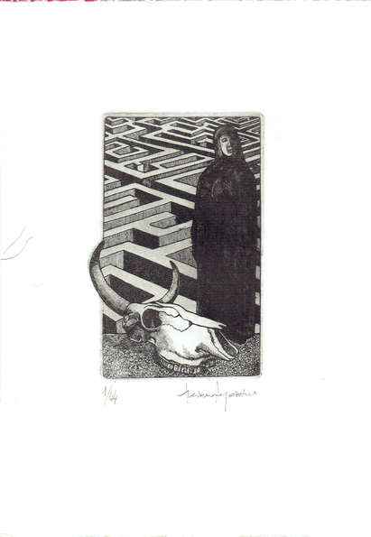 acquaforte/acquatinta originale di Luciano Ragozzino