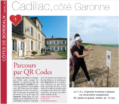 Revue Avril 2017 - Terre de Vins, Parcours par QR codes, Château du Payre