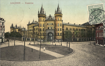 Elsaßplatz mit Gelber Kaserne