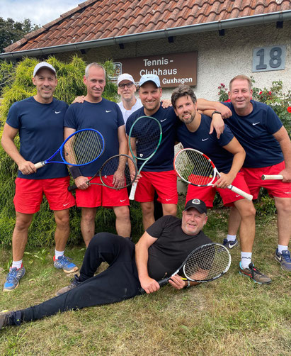 v.l.n.r: Christian Grebe, Roland Hentschel, Patrick Cron, Sebastian Klinghammer, Timo Vogt, Sascha Suchomel, vorne: Edgar Lamsbach