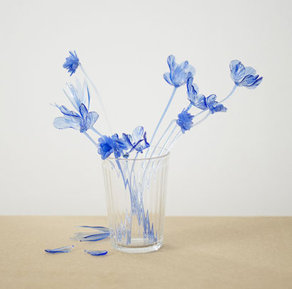 blue flower III - Masami Hirohata