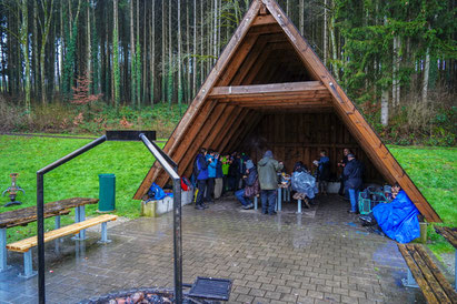 Leckerer Gemüseeintopf vom Feuer auf dem Leinecksee-Grillplatz