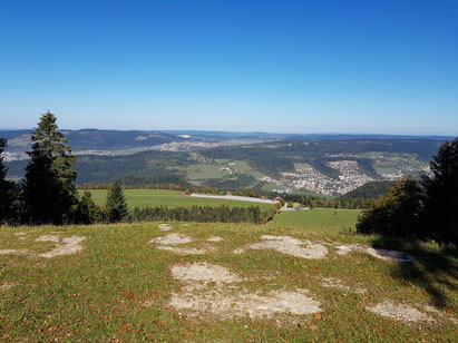 Meix Musy, Blick auf Doubs-Tal mit Villers-le-Lac.