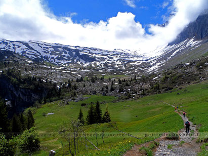 En direction du Refuge Alfred Wills - Sixt-Fer-à-Cheval