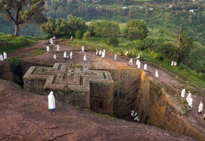 Churches at Lalibela, Ethiopia. Dante Harker