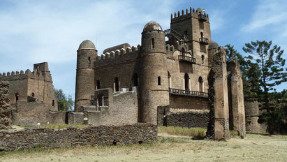 The castle at Gondar, Ethiopia. Dante Harker