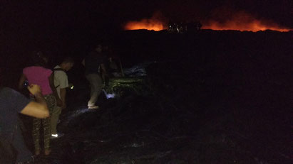 Our hike to the rim of the Erta Ale Volcano, Ethiopia. Dante Harker