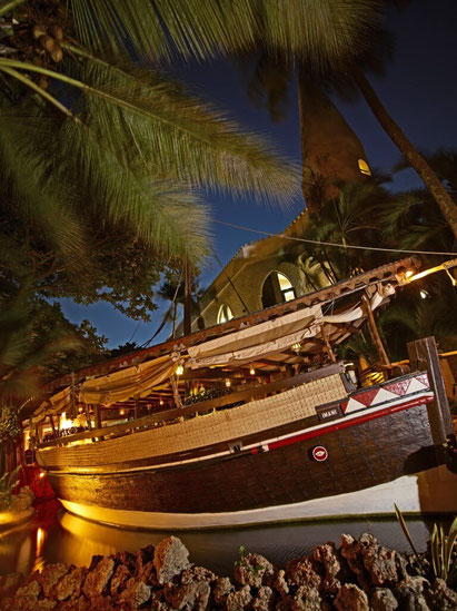 The Imani Dhow restaurant at the Severin Sea Lodge, Mombasa, Kenya. Dante Harker