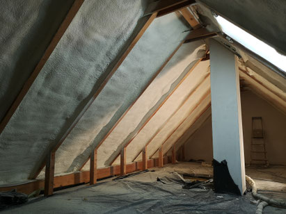 Kellerdeckenisolierung, Geschossdeckenisolierung, Zwischensparrenisolierung, Gewölbedeckenisolierung, Privatbau dämmen, 
