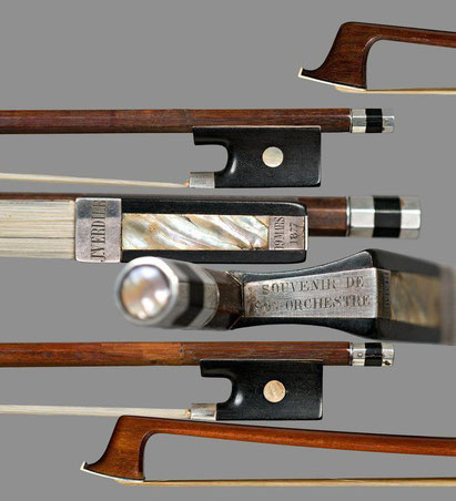 modern bow for violin, viola or cello the 18th century, when it was perfected by the Frenchman Francois Tourte