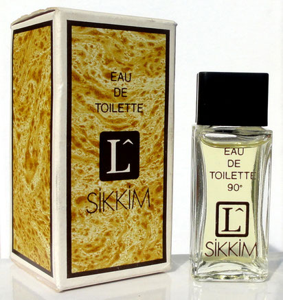 L^SIKKIM - ANCIENNE MINIATURE EAU DE TOILETTE 90°