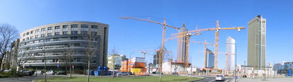 Frankfurt Gallus - Europa Allee / Frankenallee - April 2012