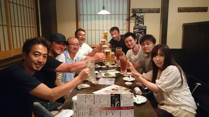 2次会。ブラック焼きそば、めーーーーーっちゃ 、からいw
