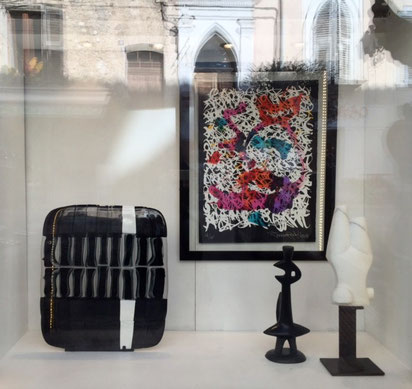 Vitrine Mars 2015-Galerie Gabel vieux village de Biot