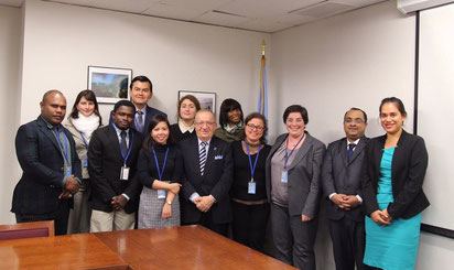 The Honorary President of the IOI invited to give a presentation to the UN-Nippon Foundation Fellows of 2015 (10th April 2015, New York, USA)