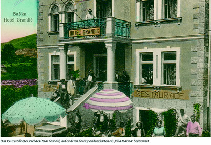 Hotel Grandic in Baska Insel Krk, Als Istrien noch bei Österreich war - die Erschließung des magischen Dreiecks unter dem Doppeladler