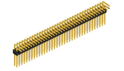 SLV-W-4-KA-036-72-G | 1.27mm x 1.27mmピッチ スルーホール用ピンヘッダー 2列 72ピン（0.4mm角ピン）