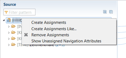 Eclipse: Show Unassigned Navigation Attributes