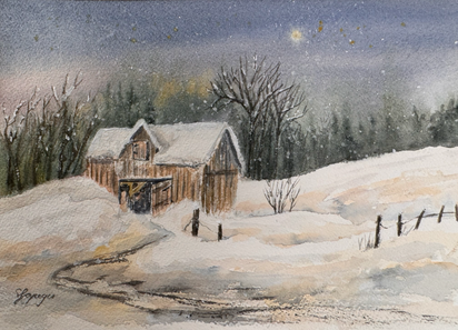 Aquarell, 18 × 26 cm ohne Passpartout