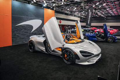 Une McLaren 750S au Salon de l'Auto de Montréal 2025