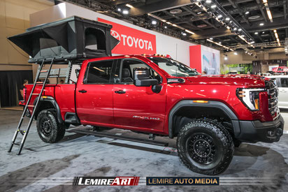 GMC Sierra AT4X en édition AEV au salon de l'auto de Montréal 2025