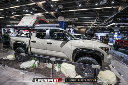 Le Toyota Tacoma TDR PRO au salon de l'auto de Montréal 2025