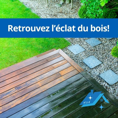 nettoyage décapage terrasse bois lyon