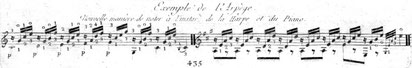 J. B. Phillis: Nouvelle Méthode pour la Lyre ou Guitarre à Six Cordes, 1799, S. 14.