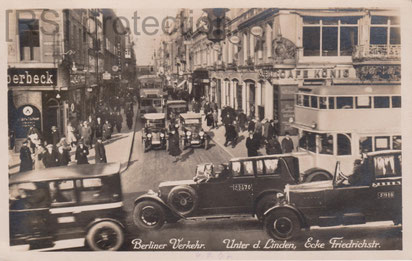 [AK 1927: Berliner Verkehr. I.W.B. Nr. 501. Eigentum R. Saalfeld]