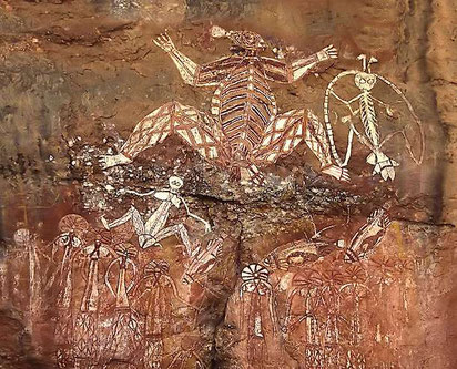 dictée bilan peinture rupestre aborigène cm2