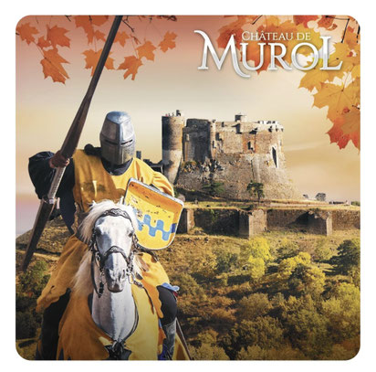affiche du Chateau de Murol avec ses animations autorisées aux chiens