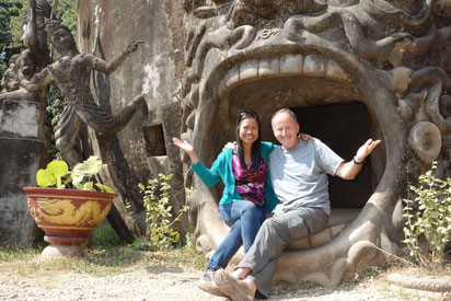 Visite en touristes au" Bouddha park"