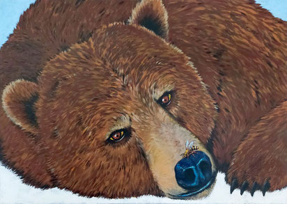 Peinture de benoit vinadelle artiste peintre