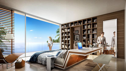 JINVESTY Achat VILLAS de luxe DUBAI VUE MER LCDE