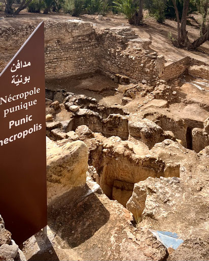 resti della necropoli punica di Cartagine