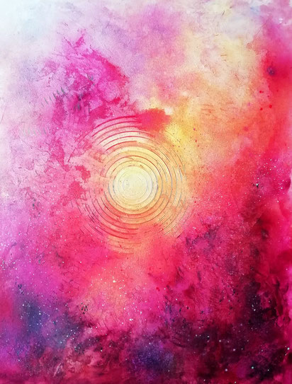 abstrakter Hintergrund - Kunst - Malerei - Acrylmalerei - Struktur