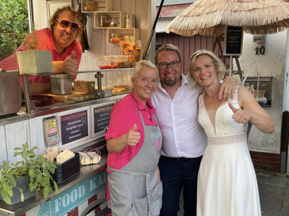 Foodtruck Catering für Hochzeiten und freie Trauungen in Zehlendorf – Andrea & Locke
