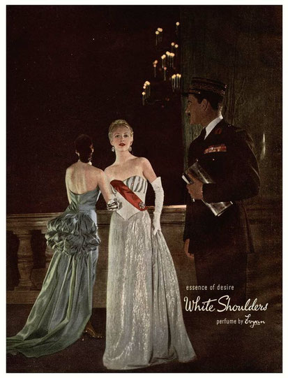 EVYAN : PAGE PUBLICITAIRE POUR WHITE SHOULDERS
