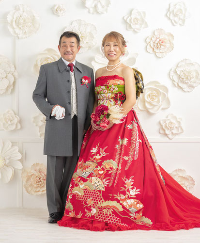札幌市でジャパネスクドレス撮影ができる写真館
