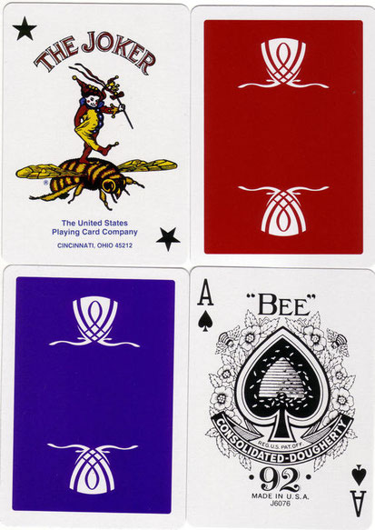 Bee Wynn Playing Cards (Brown, Red, Blue) / ウィン・デック