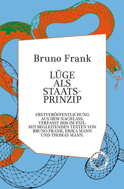 Im Hintergrund des Covers von "Lüge als Staatsprinzip" ist eine Schlange zu sehen.