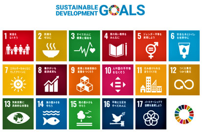 SDGsが目指す17目標(外務省HP)