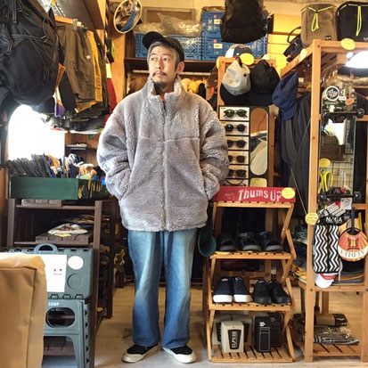 BIGGEST FLEECE JACKET TYPE-1 - SKY newtype shop BIGGEST FLEECE JACKET TYPE-1 - SKY newtype shop