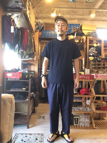 ※172㎝64㎏体型でサイズ「M」着用（Navy Marl）