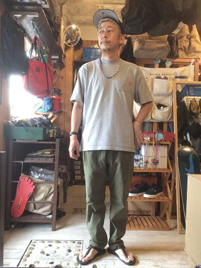 ※172㎝64㎏体型でサイズ「S/M」着用（Military Green）