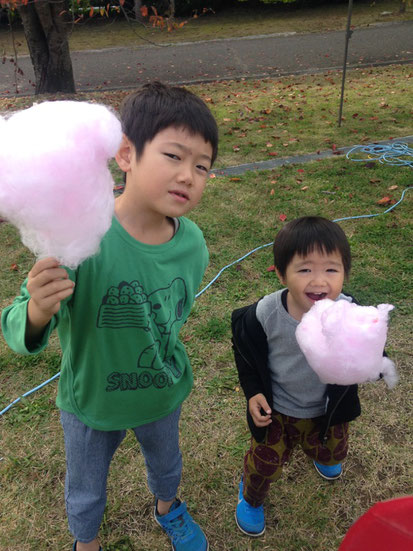 何と最後は綿菓子のふるまいまでー